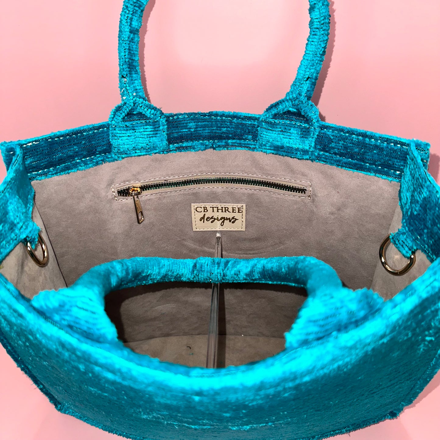 Turquoise Medium Tote