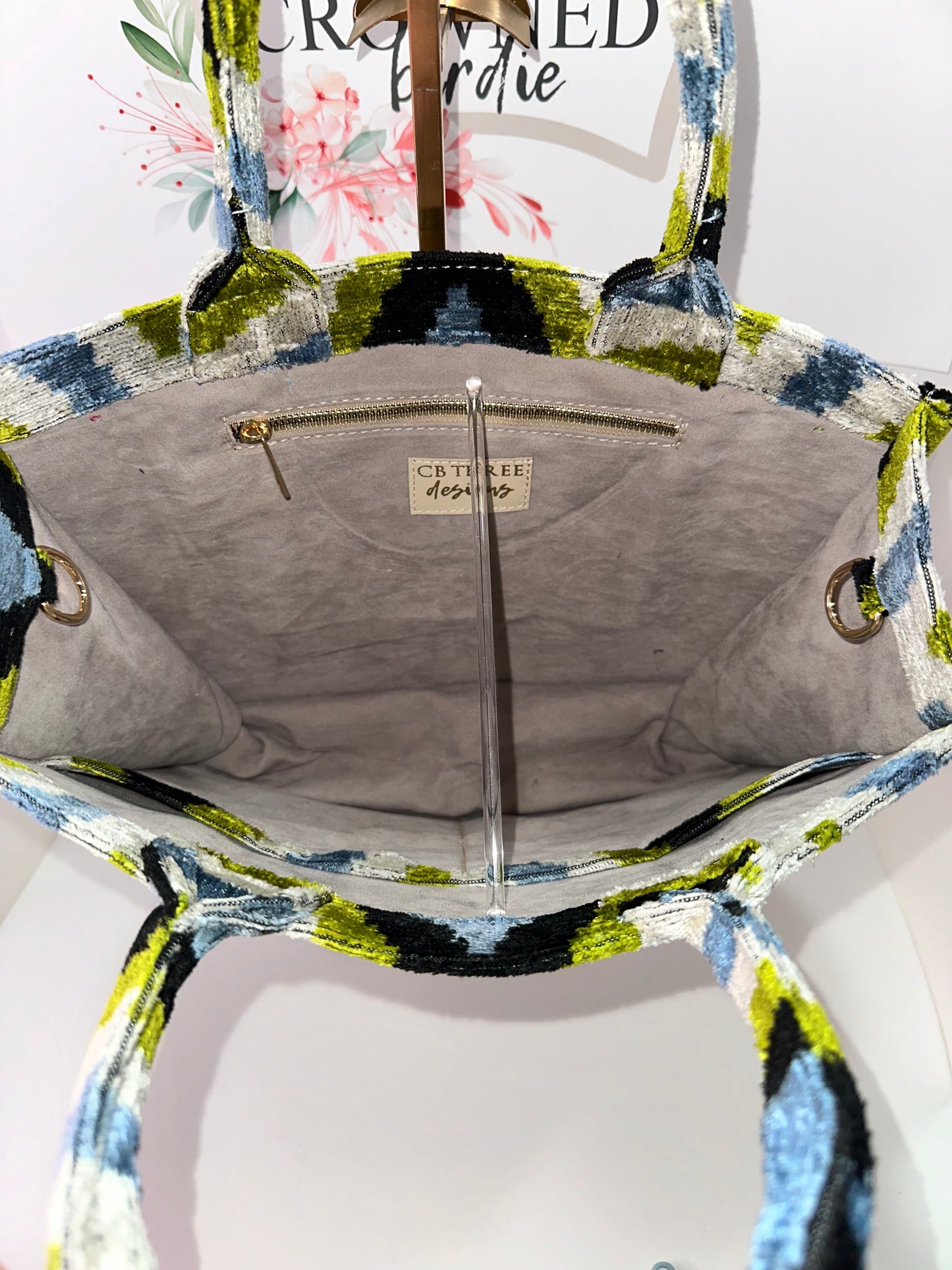 Let's Getaway Medium Ikat Tote