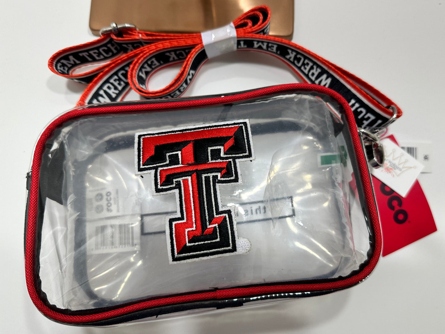 Texas Tech Cross Body Tote Bag